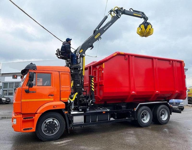 Металловоз (ломовоз) КАМАЗ 659004-000-56 на шасси 65115-4094-54 (6x4)