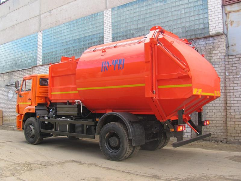 Мусоровоз КО-449-05 на шасси KAMAZ-53605 (4х2) 18,5 м.куб.