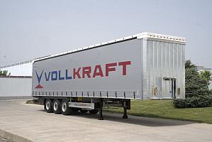 Трехосный шторный полуприцеп VollKraft 11025.01 (110 куб.м.)
