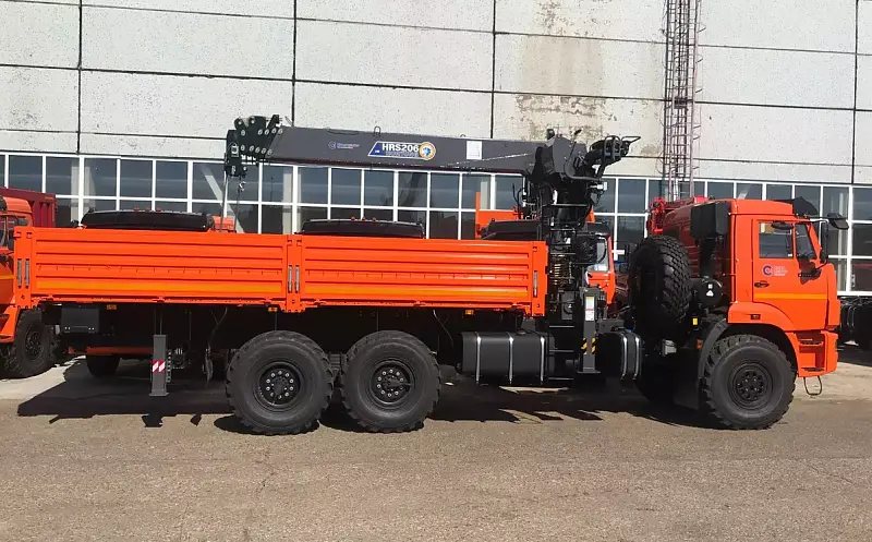 Бортовой автомобиль КАМАЗ 6591-120091-50 (6x6) c КМУ Kanglim 1256