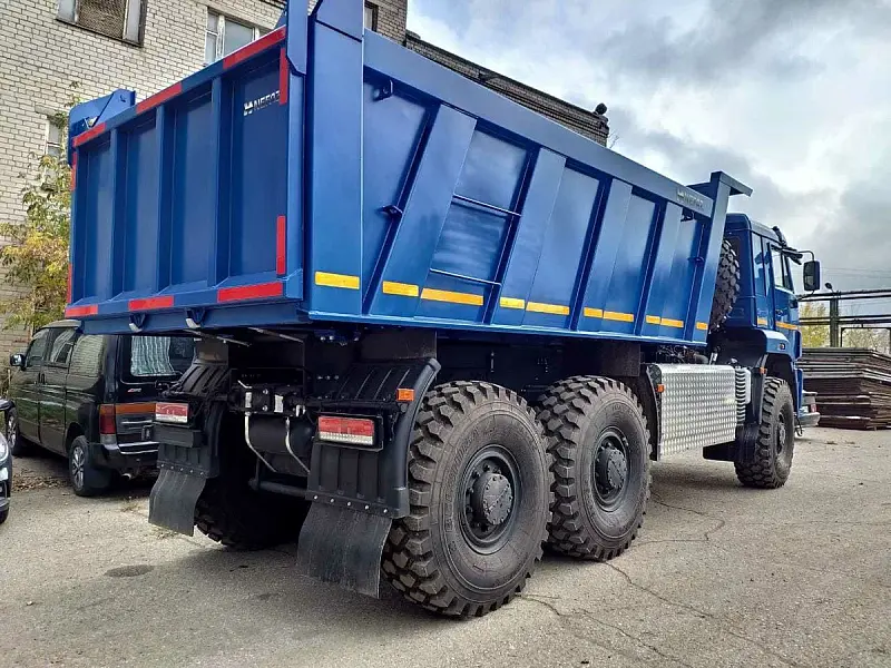 Полноприводный газовый КАМАЗ-65222-38 на КПГ (6х6) | KAMAZ 65222