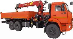 Бортовой автомобиль КАМАЗ 6591-38091-50 (6x6) с КМУ Palfinger Inman IT150