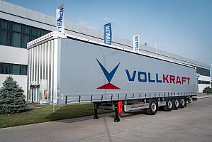Четырехосный шторный полуприцеп VollKraft 11028.01 (110 куб.м.)