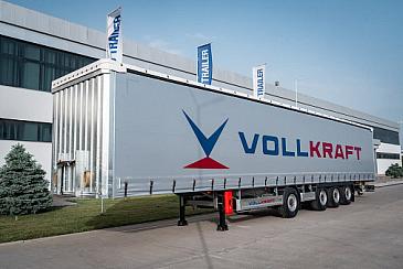 Четырехосный шторный полуприцеп VollKraft 11028.01 (110 куб.м.)