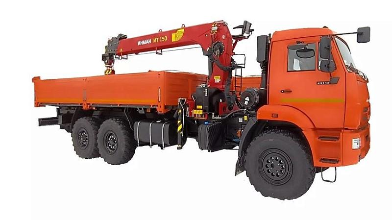 Бортовой автомобиль с КМУ 6591-38091-50 (6x6)